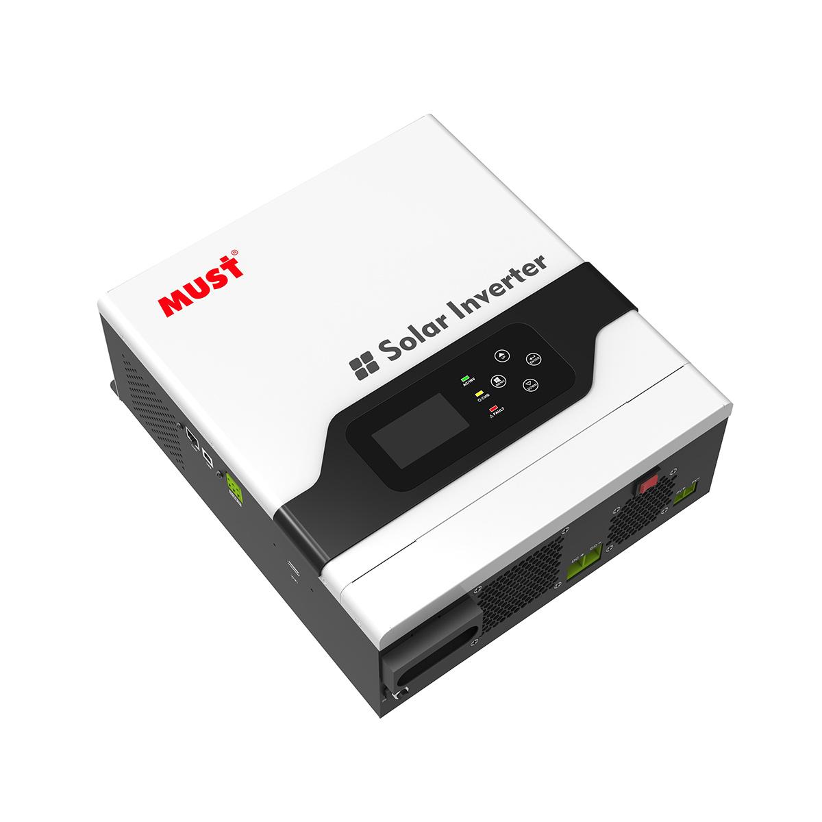 MUST MPPT 1000W Hybrid Off Grid Solar Inverter Built In 70A Charge  Controller