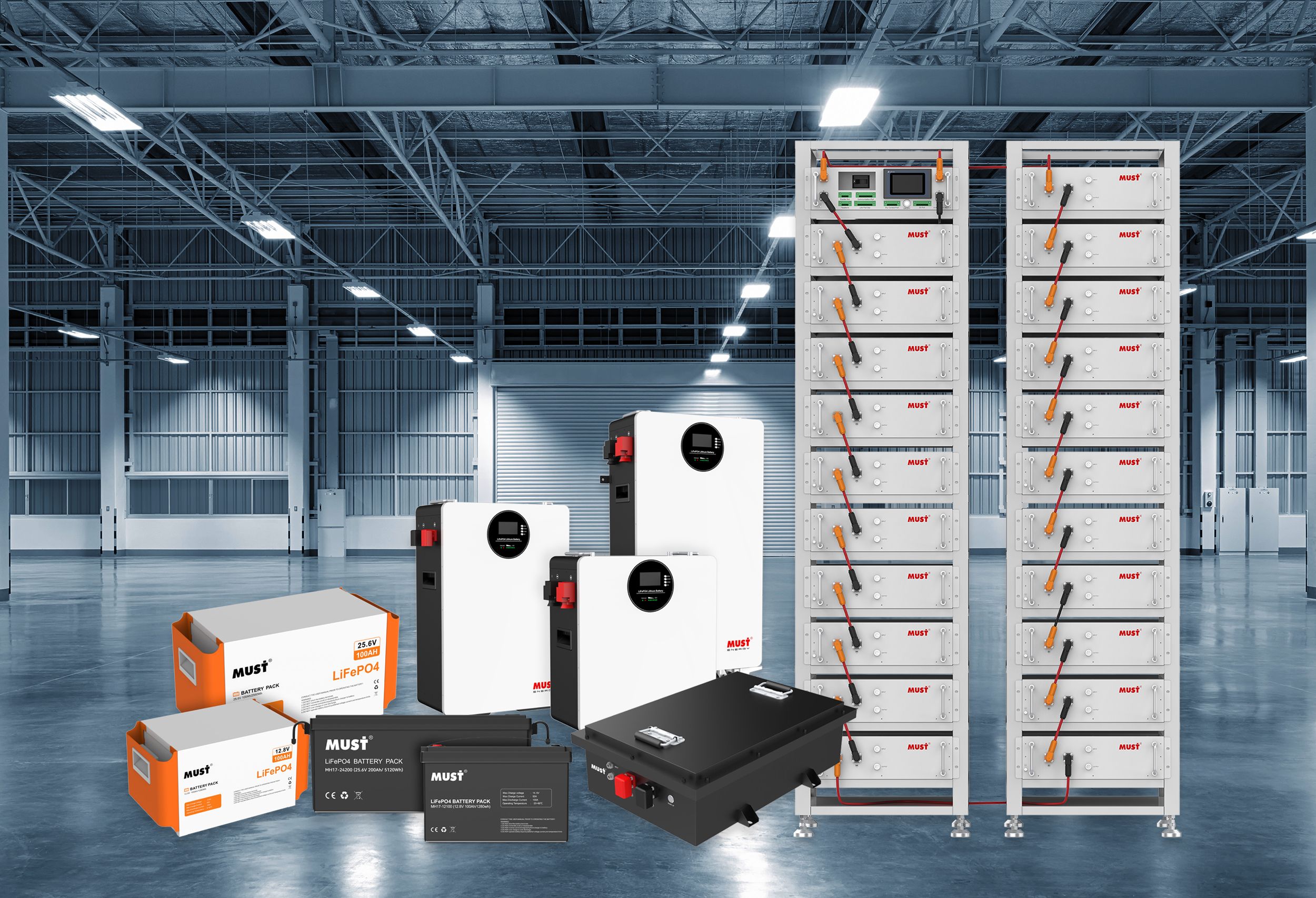 MUST Introduces New Low- and High-Voltage Lithium Batteries for Residential Solar Storage, Golf Carts, and Small to Medium Commercial Applications